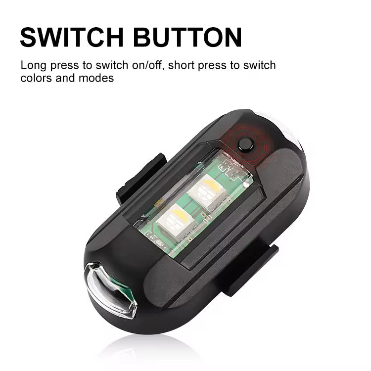 2 Lampe stroboscopique Led sans fil avec télécommande