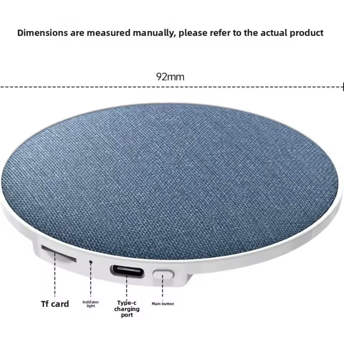 Haut-Parleur Bluetooth Ultra-Fin à Glisser Sous l’Oreiller
