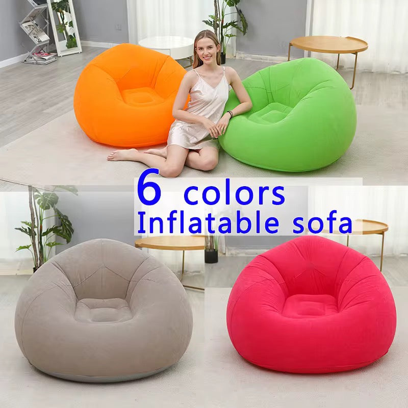 Chaise Gonflable Fauteuil Poire Tatami Canapé Épaissi en PVC – Lit de Détente pour Camping en Plein Air, Salon, Mobilier de Loisirs, Vacances