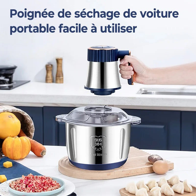 Hachoir Électrique Avec Bol En Verre 2500 W 2 L
