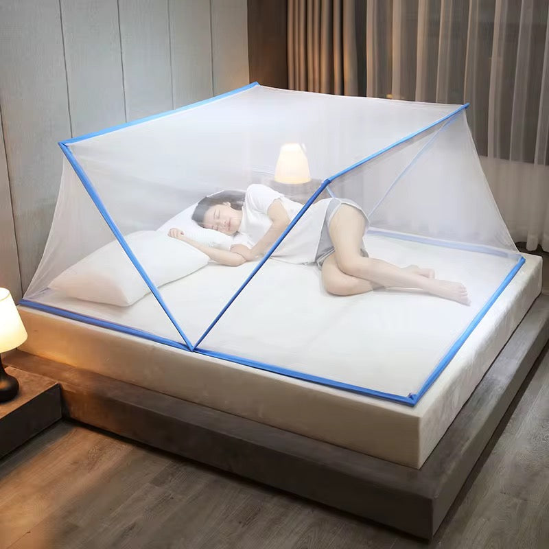 Moustiquaire Pliable pour la Famille ou l'Extérieur, Rangement Facile de Haute Qualité