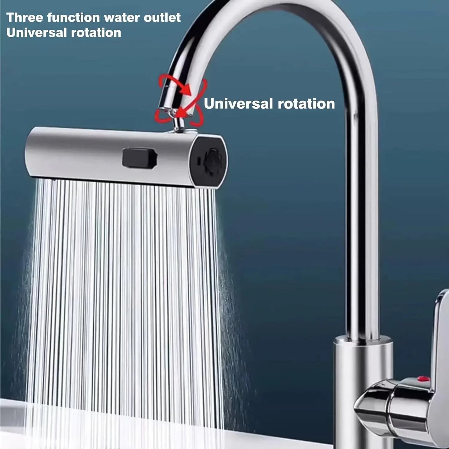 Extension de Robinet Multifonctionnel 4 modes Rotatif 360°