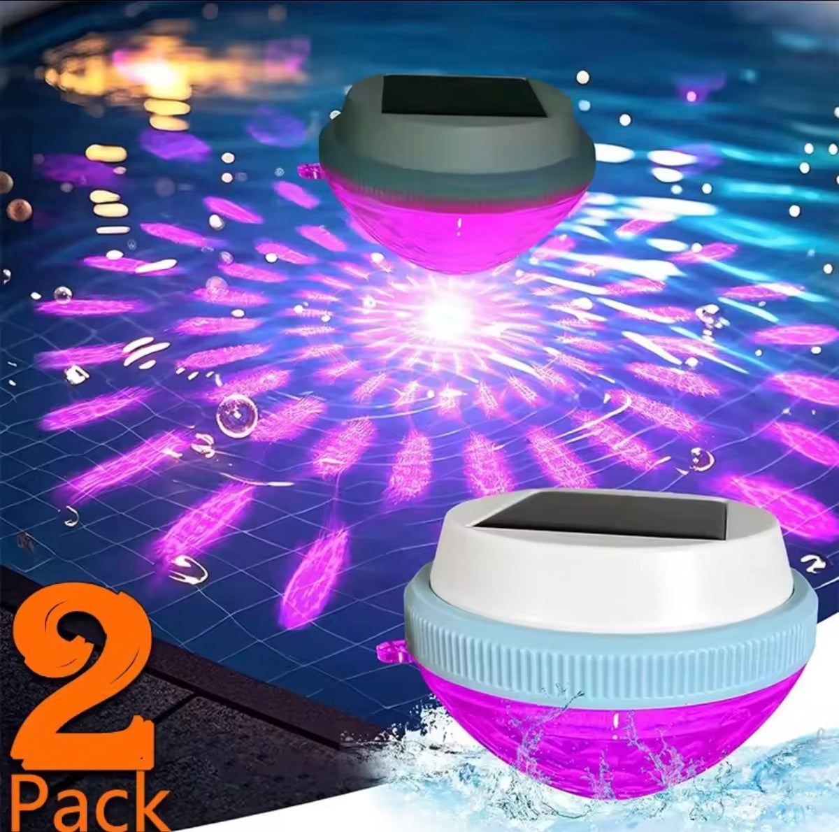 Lamp Solaire Flottante pour Piscine