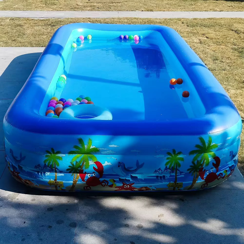 Piscine gonflable carrée pour enfants et familles