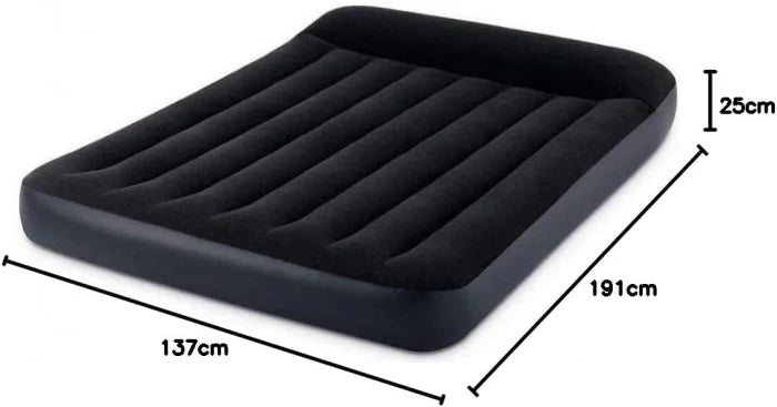 Intex - 64142 - Matelas Gonflable Classic Downy - 2 Pers 137x 191 x 25 cm