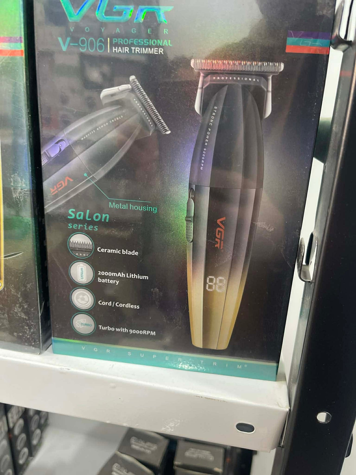 Tondeuse à Cheveux Professionnelle Sans Fil – Lame DLC Haute Précision pour Barbiers et Hommes