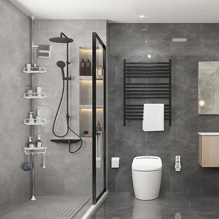 Support de Douche Extensible avec 4 Niveaux