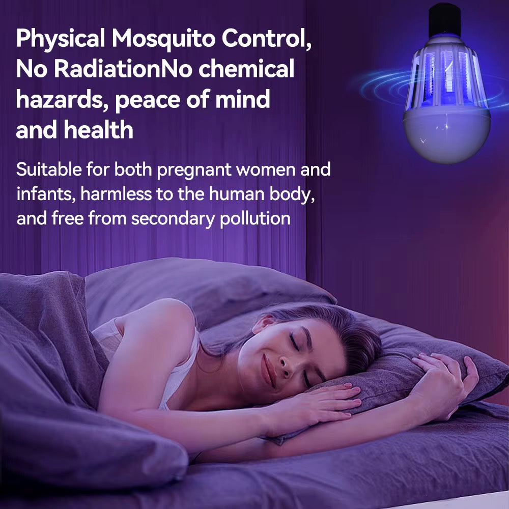 Lampe Anti-Moustiques 2 en 1