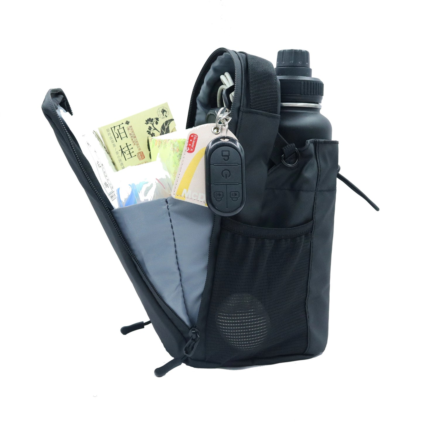 Sac magnétique porte-bouteille d’eau – Grande capacité, durable et portable