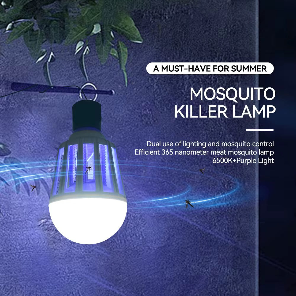Lampe Anti-Moustiques 2 en 1