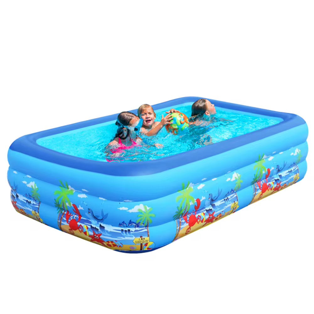 Piscine gonflable carrée pour enfants et familles