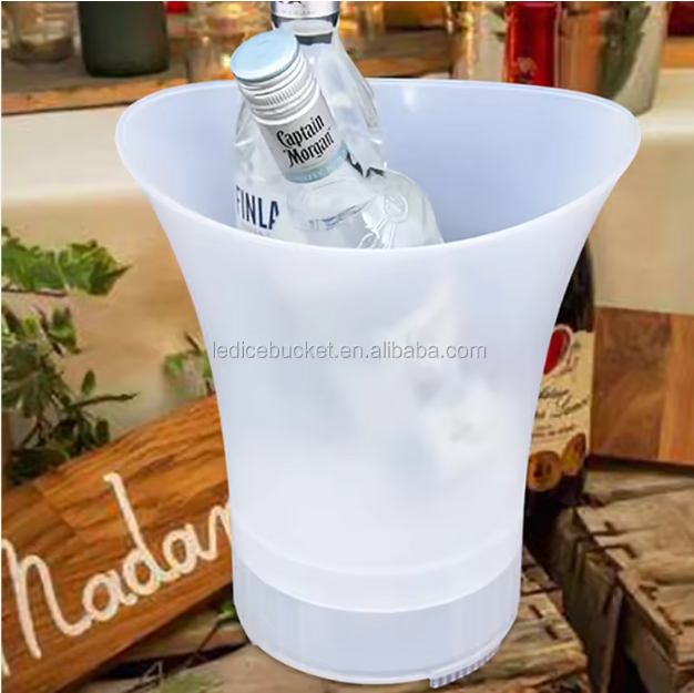 Seau à glace LED 7L avec enceinte Bluetooth – Ambiance festive garantie
