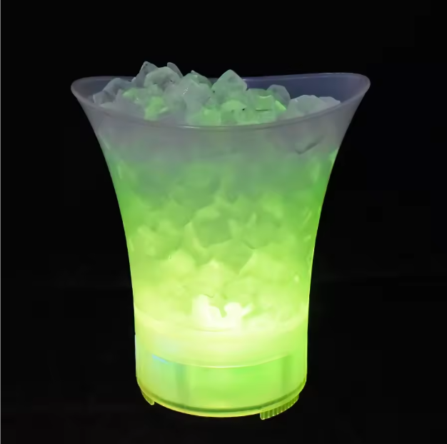 Seau à glace LED 7L avec enceinte Bluetooth – Ambiance festive garantie