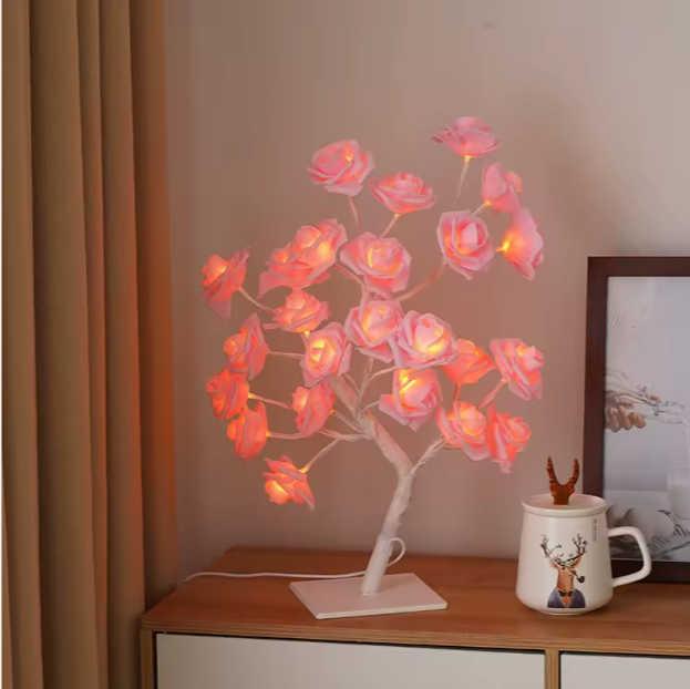 Lampe Arbre à Fleurs LED – Éclairage Déco USB Ambiance Romantique