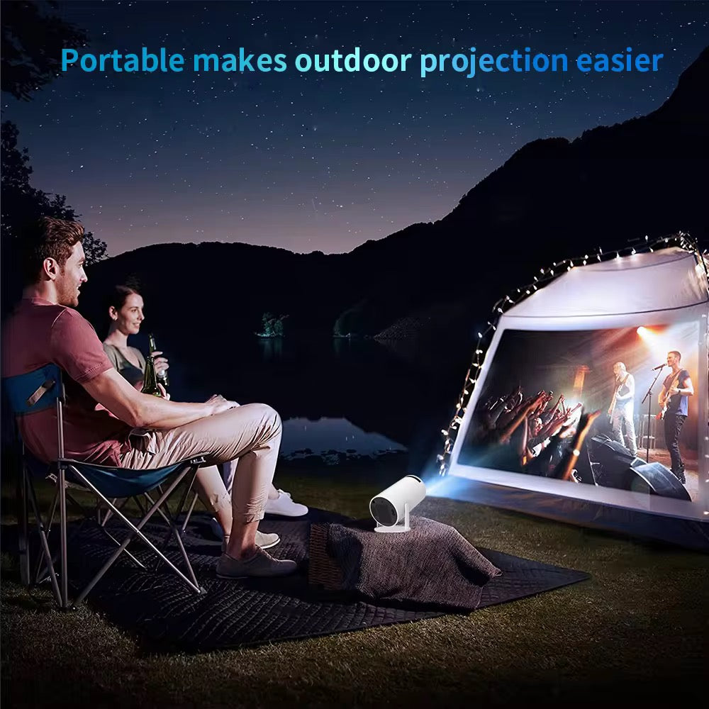 Projecteur Portable Intelligent HY300 – Android 11 | Mini Vidéo Projector 4K HD Home Cinéma