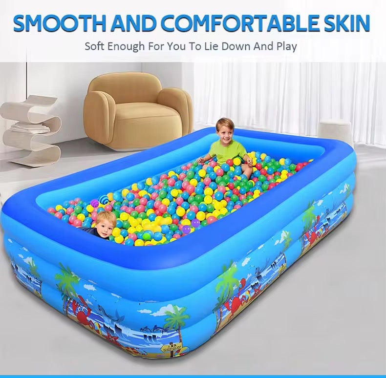 Piscine gonflable carrée pour enfants et familles