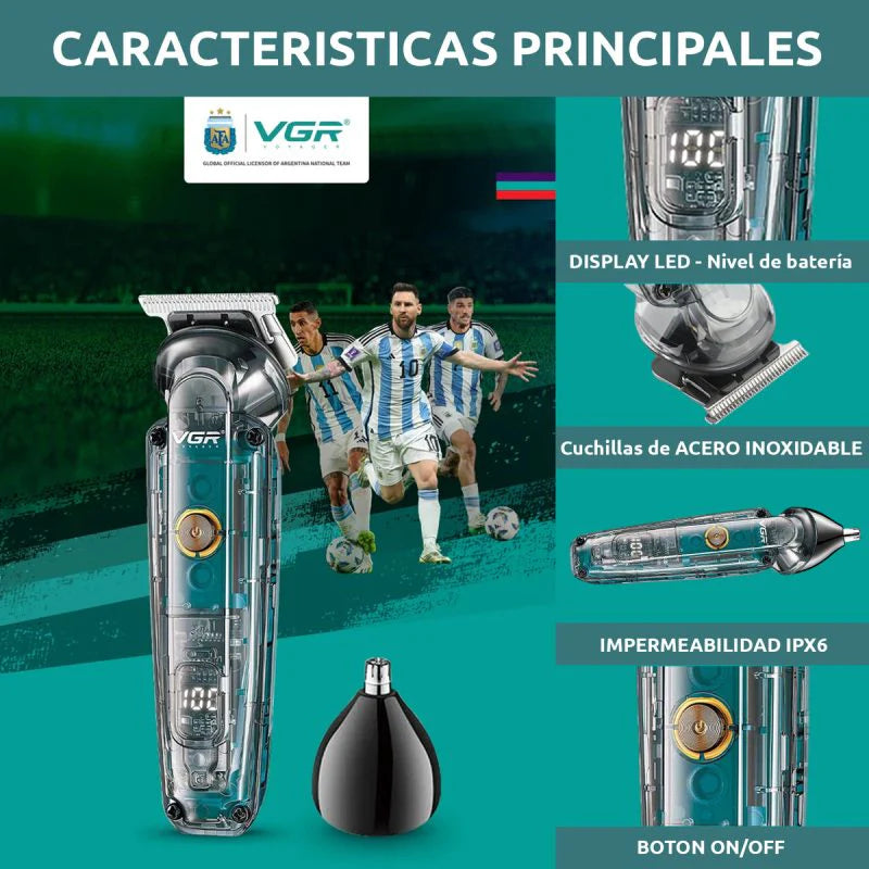 Tondeuse VGR V-949 Professionnel rechargeable sans fil