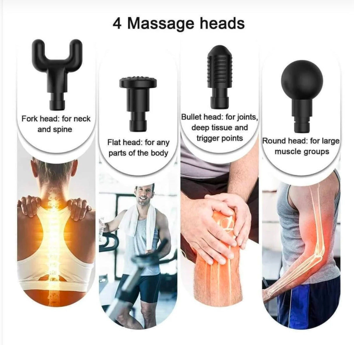 Pistolet de Massage masseur musculaire gestion de la douleur musculaire après l'entraînement exercice Relaxation du corps minceur soulagement d