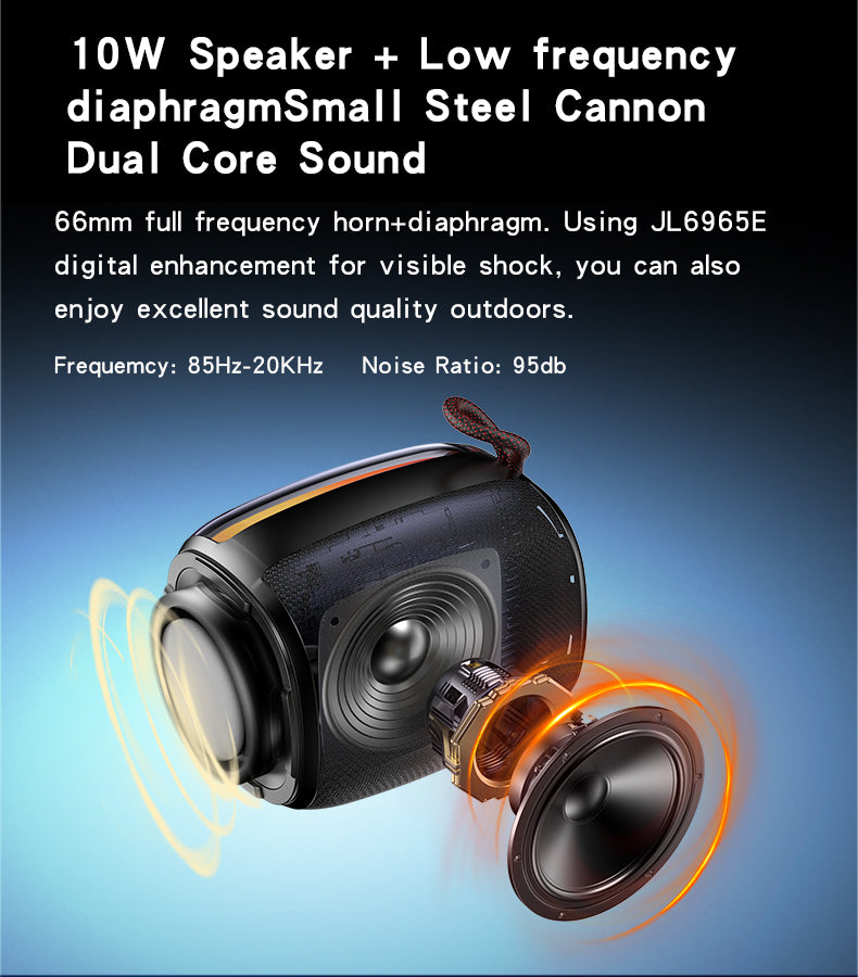 Haut-parleur sans fil avec lumières