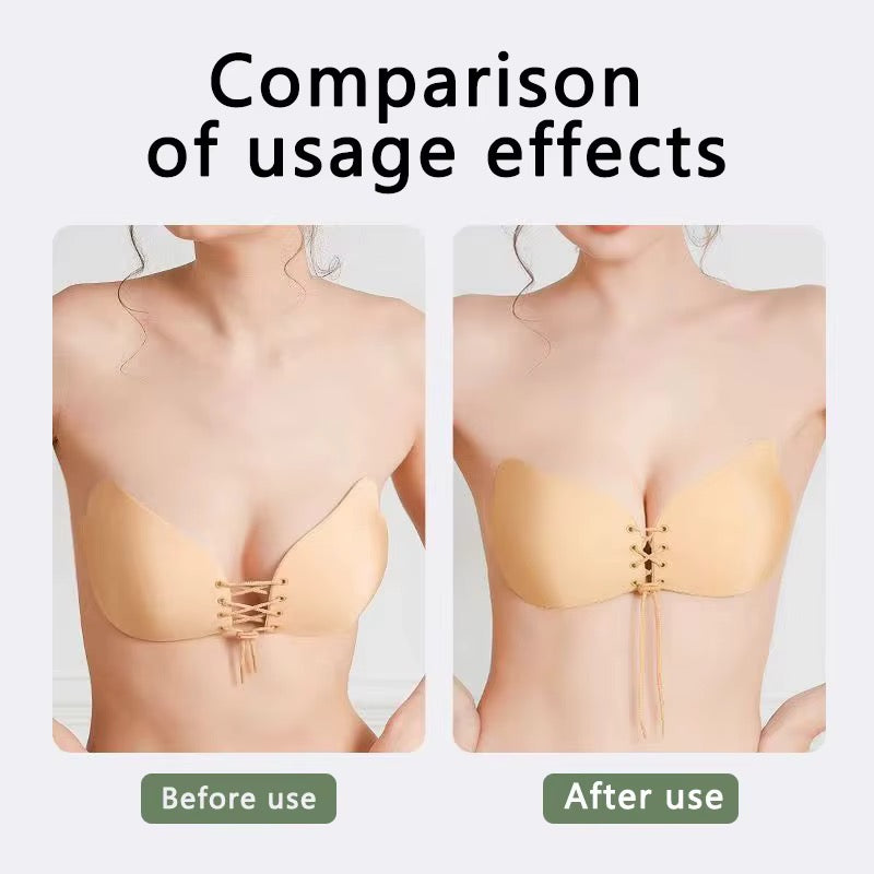 Soutien-Gorge Adhésif Invisible Push-Up Sans Bretelles