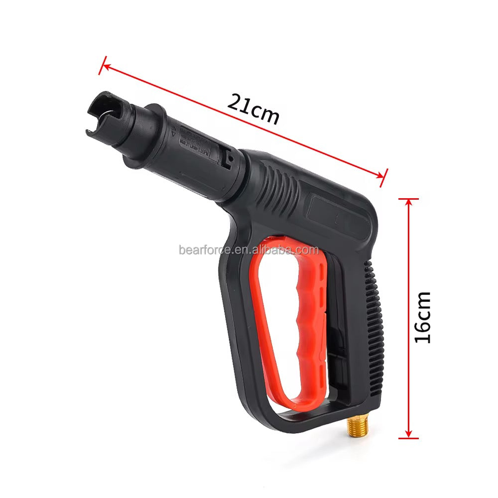 Pistolet de lavage de voiture G1, buse de pulvérisation, nettoyeur haute pression pour voiture, maison, jardin, nettoyage, lavage, filetage extérieur 22, intérieur 22, 14 mm