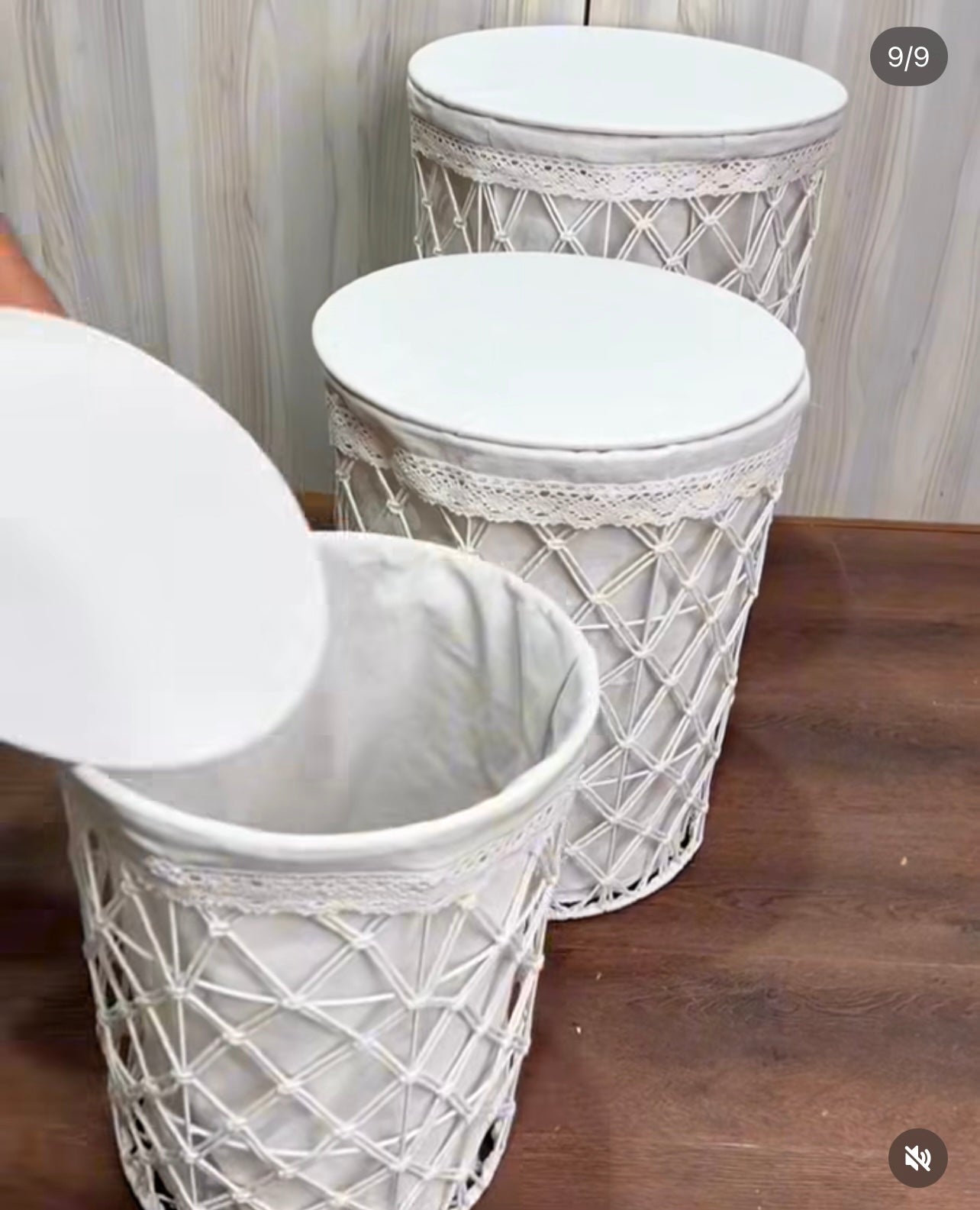 🧺 Panier à Linge Trio 3 Compartiments