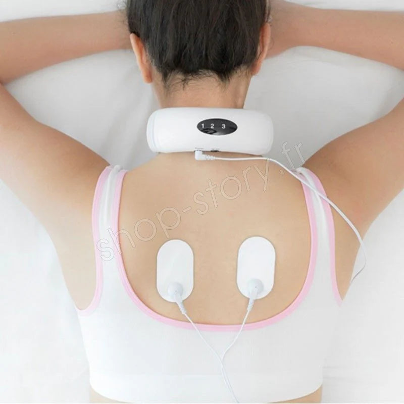 MASSEUR DE COU À IMPULSIONS ÉLECTRIQUES