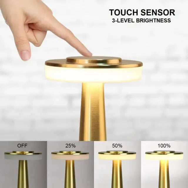 Lampe de table sans fil rechargeable