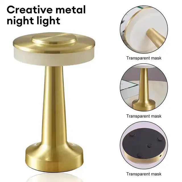 Lampe de table sans fil rechargeable