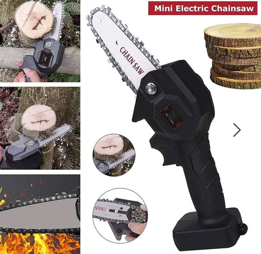 Mini tronçonneuse électrique sans fil - Batterie recharge - avec Valise