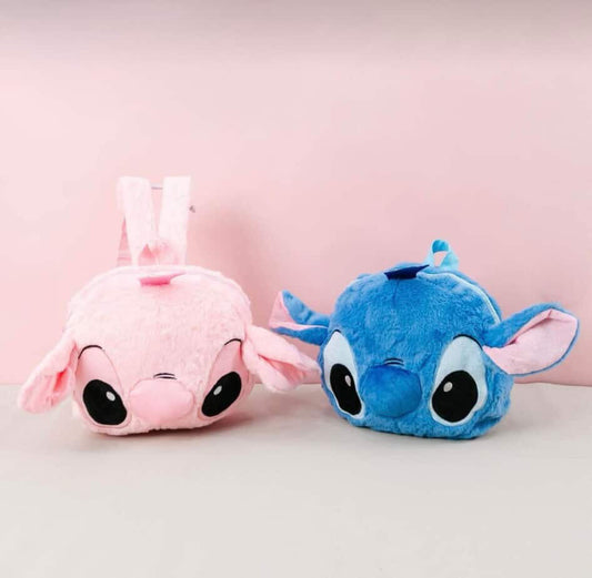 Sac à dos en peluche pour enfants – Modèle Stitch bleu