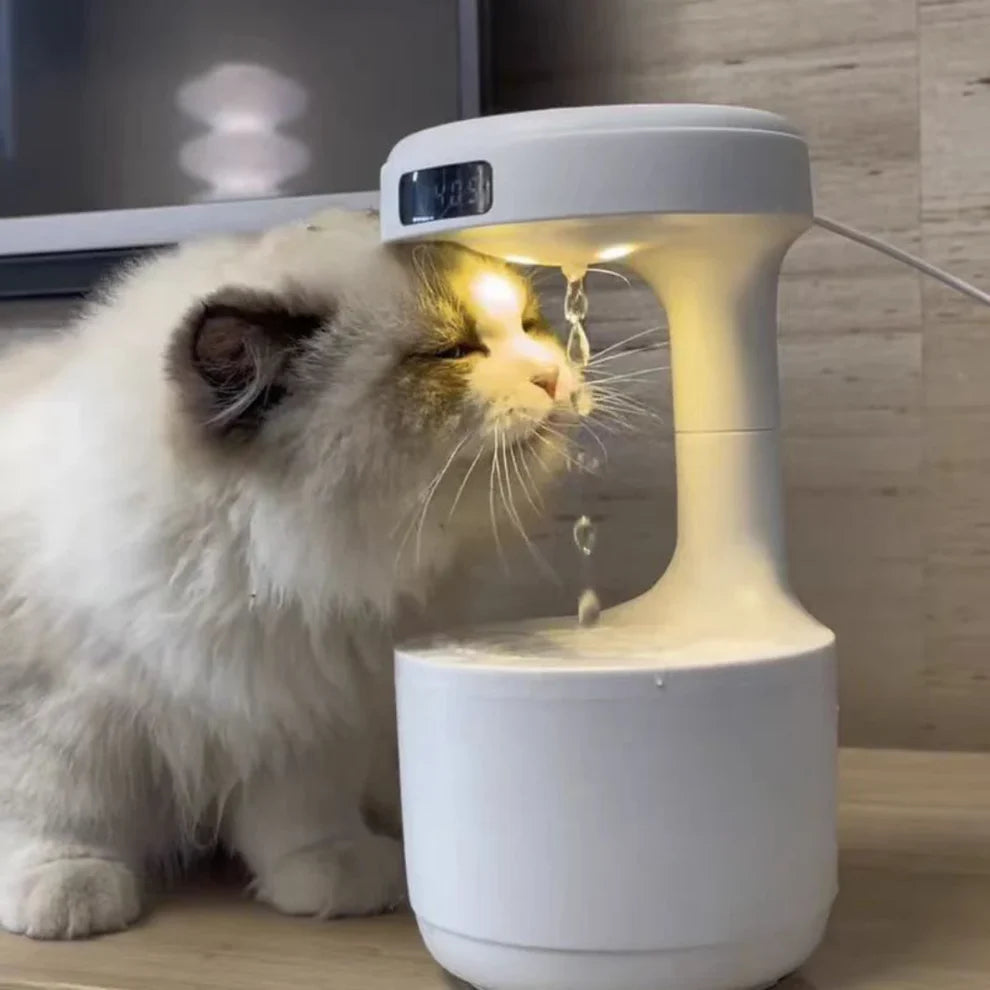 Humidificateur anti-gravité avec horloge