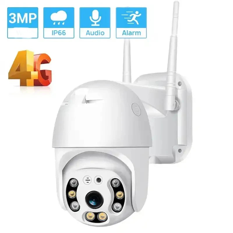 Caméra de surveillance extérieure 4g Gsm Sim V380 Pro