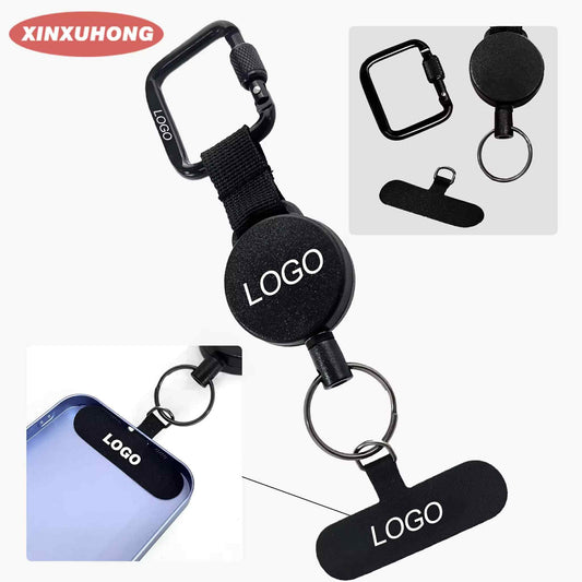 Porte-clés rétractable antivol pour téléphone