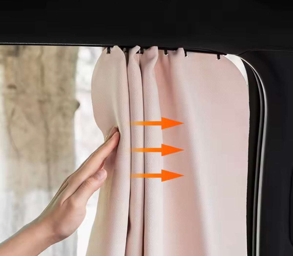 2 Rideaux Pare-Soleil Universels pour Voiture