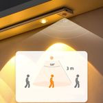 Lampe LED sans fil Ultra fine avec capteur de mouvement, Rechargeable par USB- éclairage d'intérieur pour armoire
