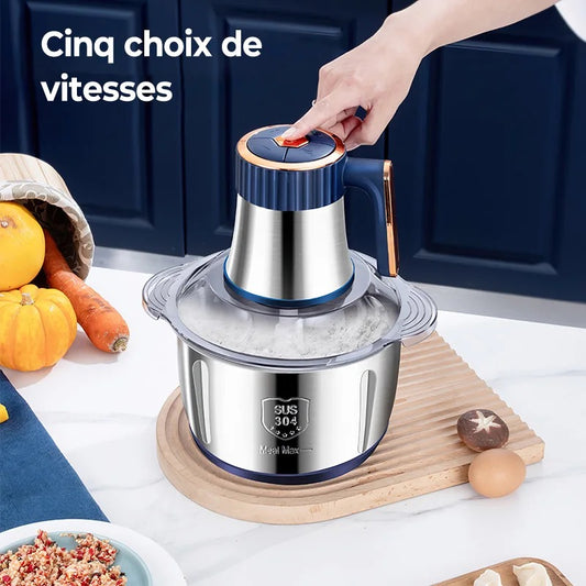 Hachoir Électrique Avec Bol En Verre 2500 W 2 L