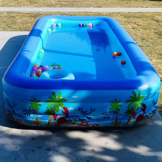 Piscine gonflable carrée pour enfants et familles