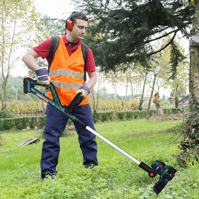 Tondeuse Électrique Sans Fil – Coupe-Herbe Portable avec 3 Lames Réglables 🌿