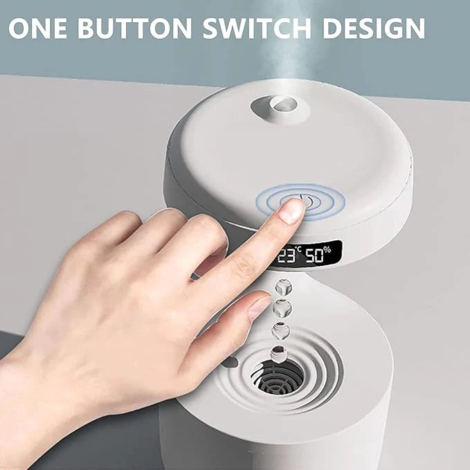 Humidificateur anti-gravité avec horloge