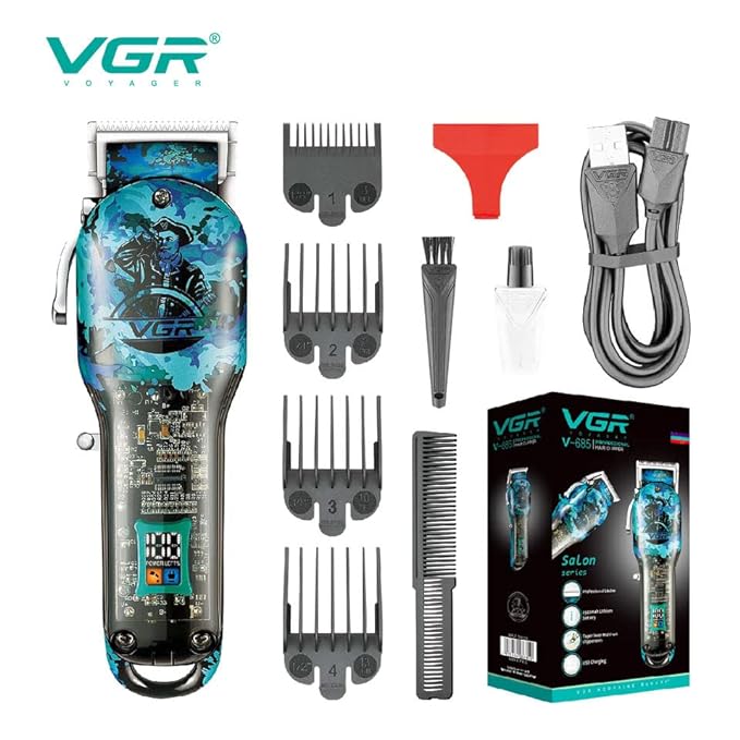 Tondeuse VGR V-685 Professionnel rechargeable sans fil