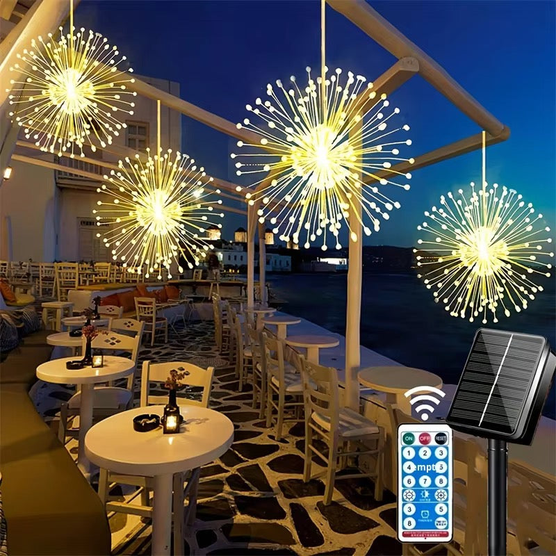 5 Guirlande Feux d’Artifice Starburst 360 LED – 8 Modes
