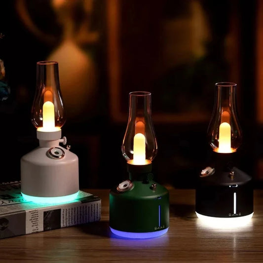 Lampe de camping rechargeable avec Diffuseur d'huile essentiel