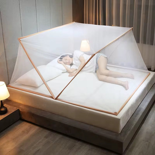 Moustiquaire Pliable pour la Famille ou l'Extérieur, Rangement Facile de Haute Qualité