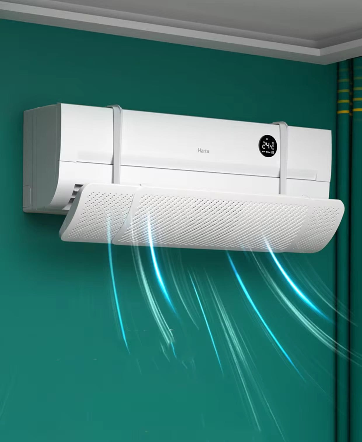 Déflecteur d’Air Universel pour Climatiseur – Anti-Souffle Direct & Coupe-Vent Mural