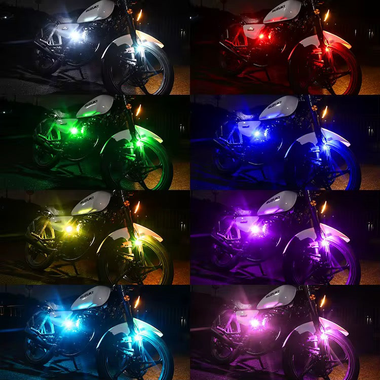 2 Lampe stroboscopique Led sans fil avec télécommande
