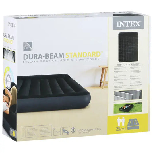 Intex - 64142 - Matelas Gonflable Classic Downy - 2 Pers 137x 191 x 25 cm