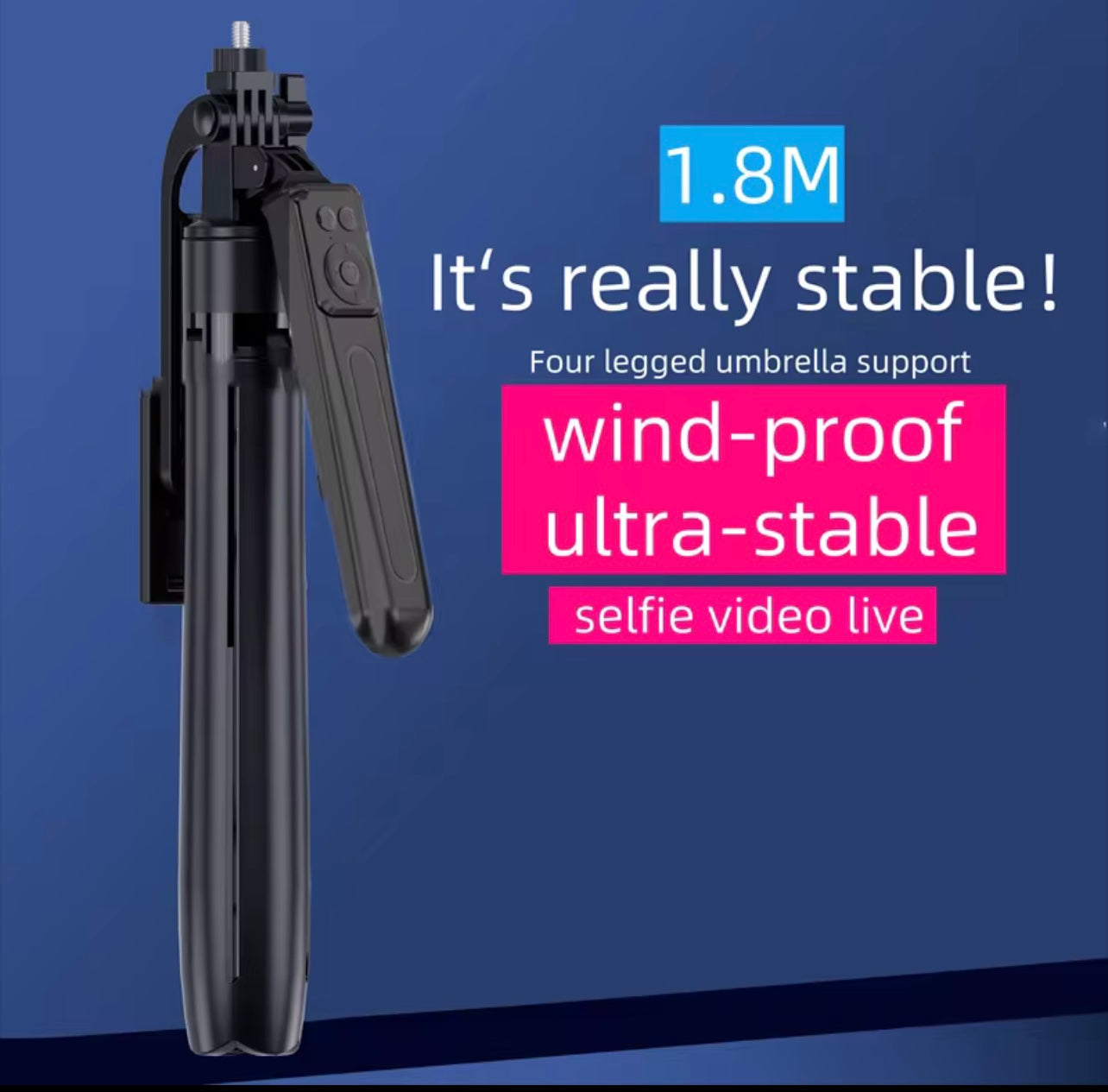 COOL DIER nouveau trépied perche à Selfie sans fil 1.7M support pliable pour caméras d'action Gopro Smartphones équilibre prise de vue constante en direct