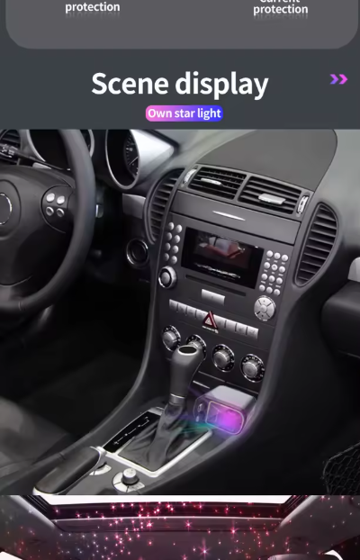 Chargeur de Voiture Ultra Rapide 120W – Design Star Light 2024