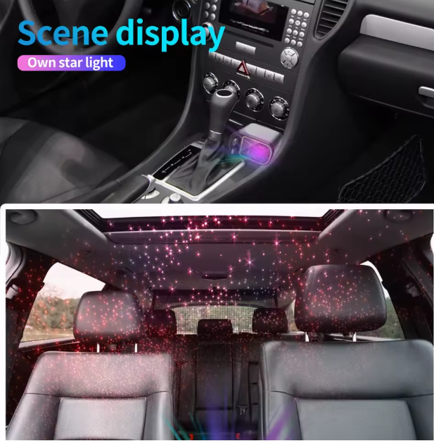 Chargeur de Voiture Ultra Rapide 120W – Design Star Light 2024